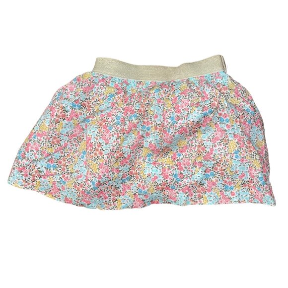 Carters Toddler Girls Floral Skirt With Elastic Waistband Size 2T - Picture 1 of 6